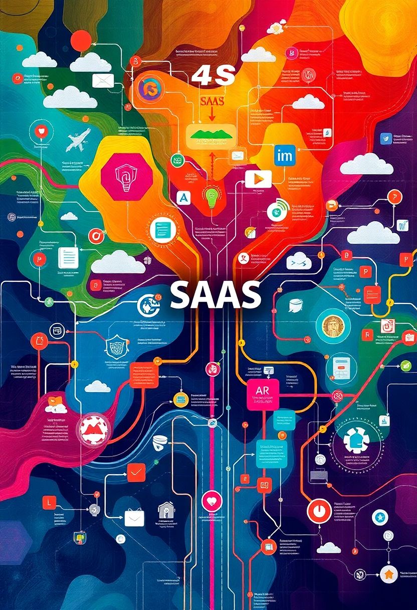 A professional illustration depicting diverse SaaS companies represented by abstract geometric shapes, with interconnected verification checkmarks symbolizing customized compliance solutions